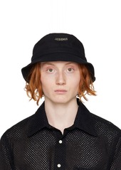 JACQUEMUS Black 'Le Bob Gadjo' Bucket Hat