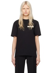JACQUEMUS Black Les Classiques 'Le T-Shirt Gros Grain' T-Shirt