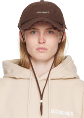 JACQUEMUS Brown Les Classiques 'La casquette Artichaut' Cap