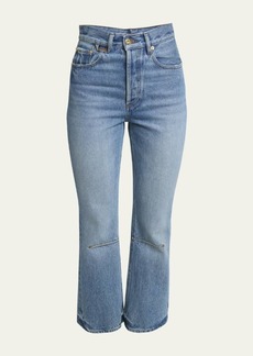 Jacquemus Court Cropped Flared Jeans