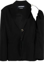 JACQUEMUS GALLIGA BLAZER WITH CUT-OUT DETAIL