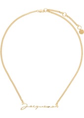 JACQUEMUS Gold Les Classiques 'La chaine Jacquemus' Necklace