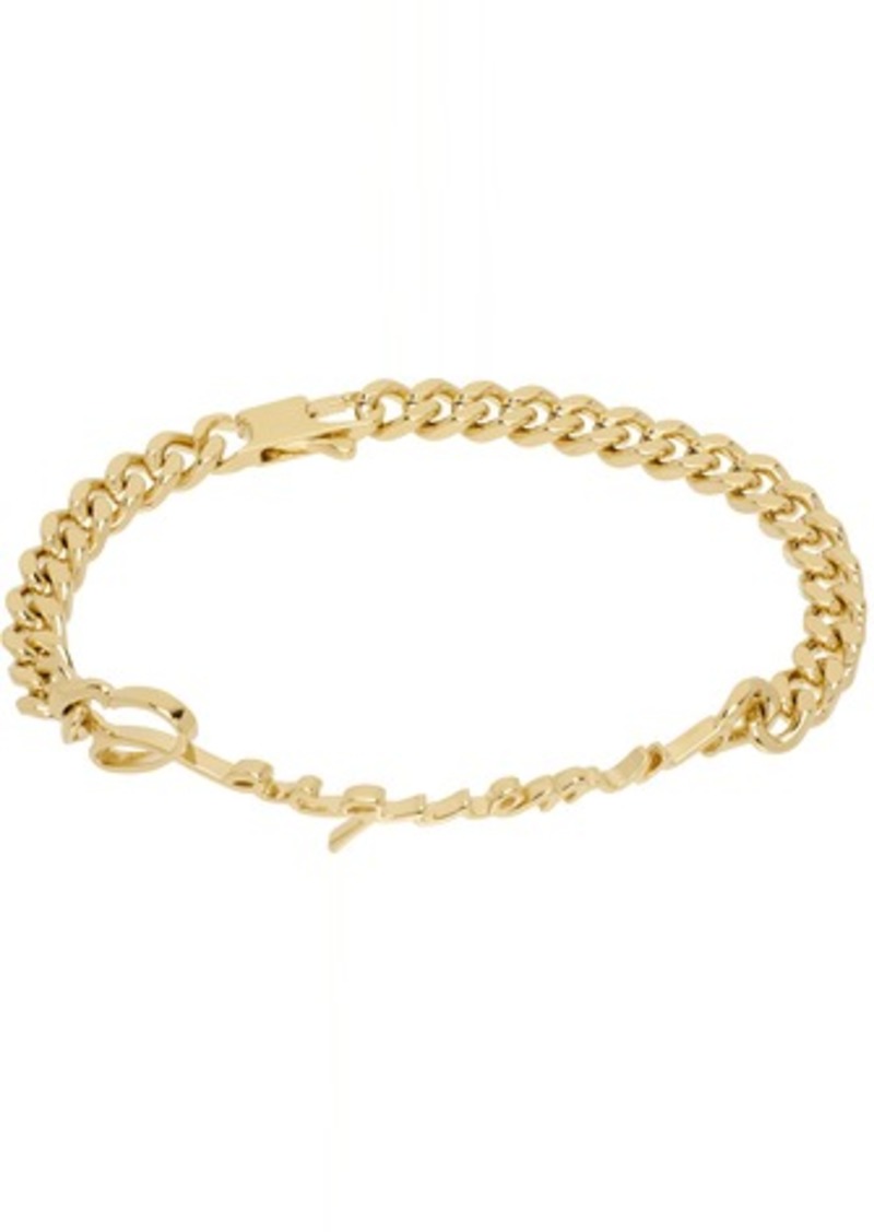 JACQUEMUS Gold Les Classiques 'La Gourmette Jacquemus' Bracelet