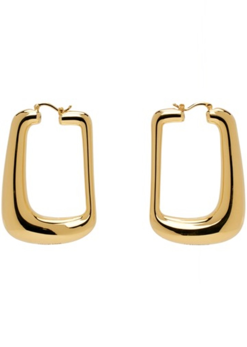 JACQUEMUS Gold Les Sculptures 'Les boucles Ovalo' Earrings