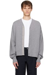 JACQUEMUS Gray Les Classiques 'Le cardigan boutonné' Cardigan