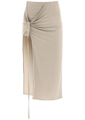 Jacquemus la jupe pareo croissant midi skirt