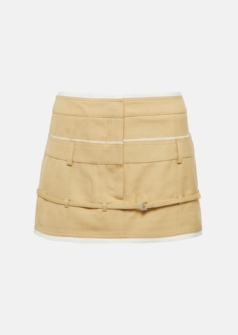 Jacquemus La Mini Jupe Caraco miniskirt