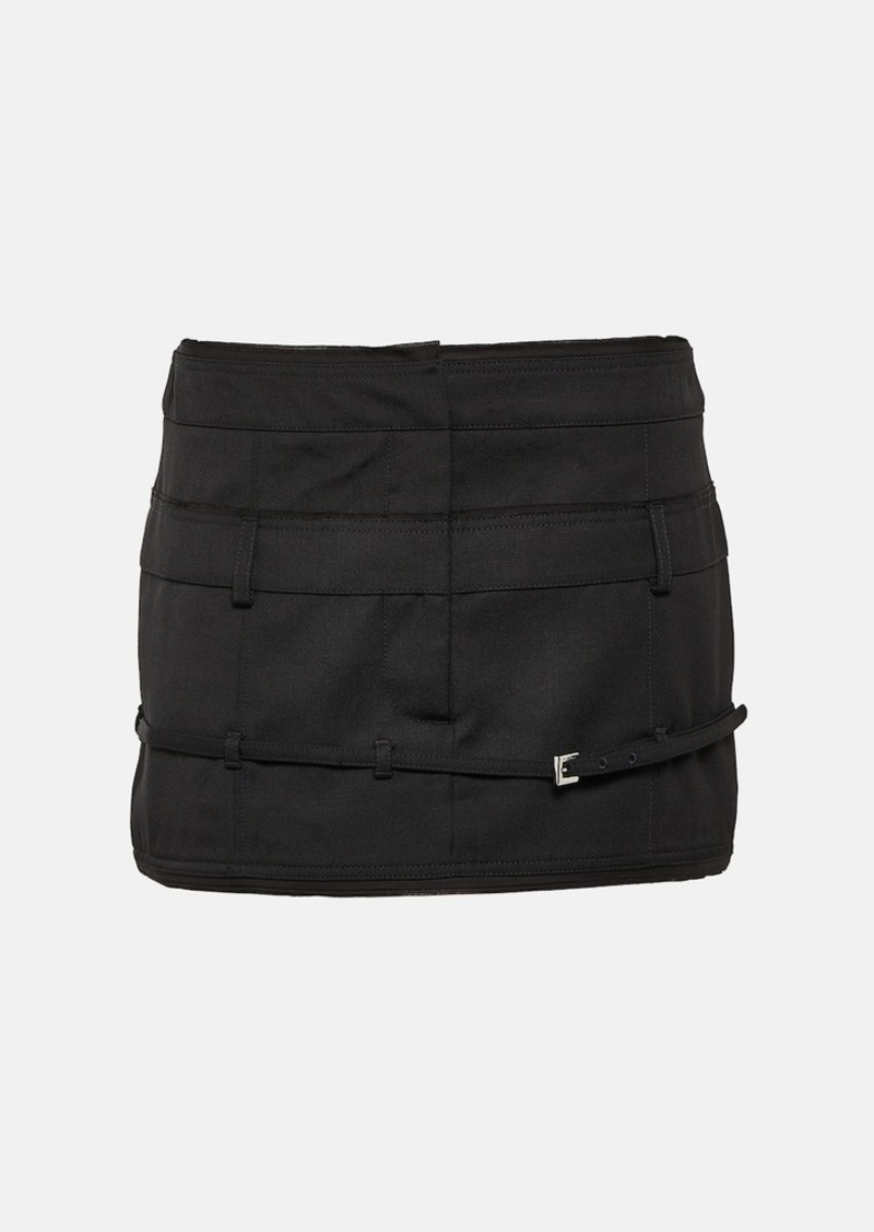 Jacquemus La Mini Jupe Caraco wool miniskirt