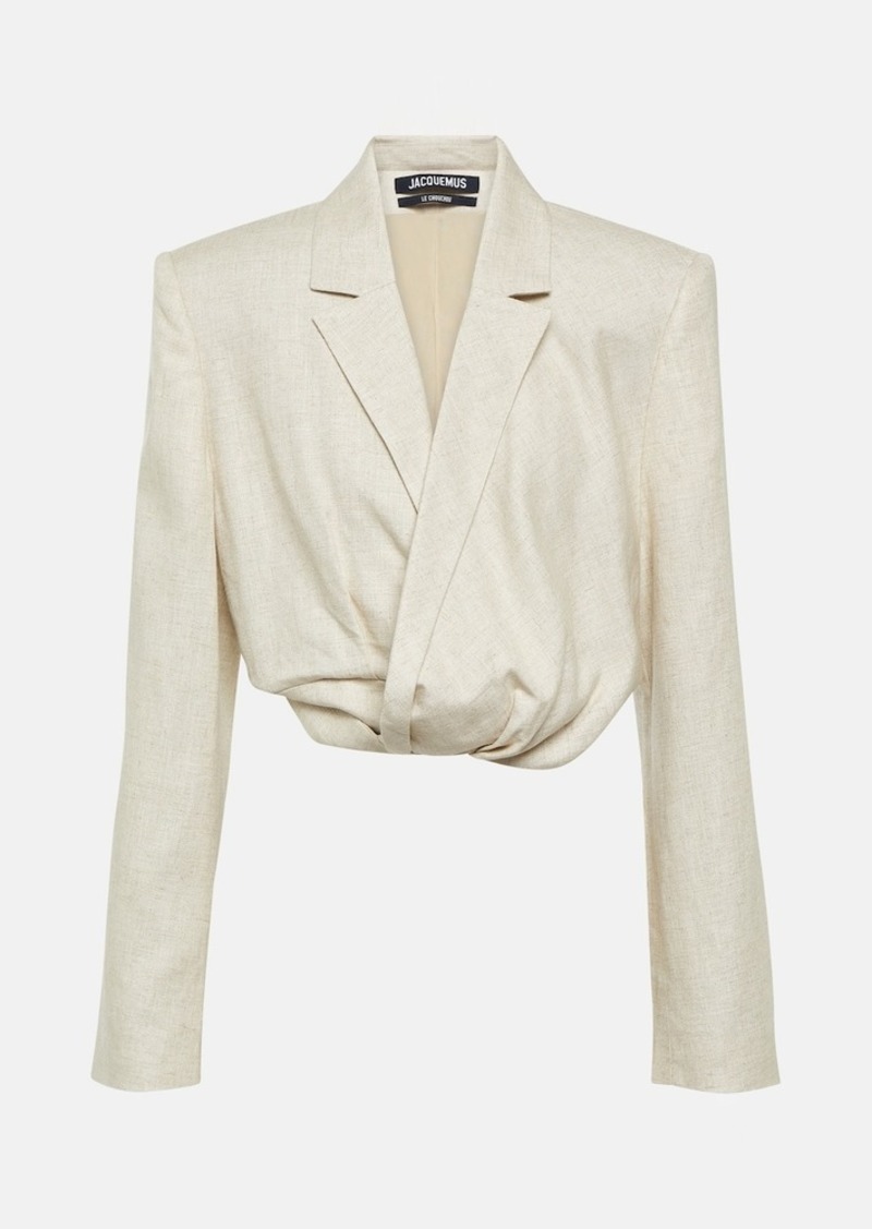 Jacquemus La Veste Bahia Courte cropped blazer