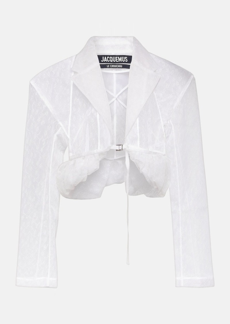 Jacquemus La Veste Dentelle lace jacket