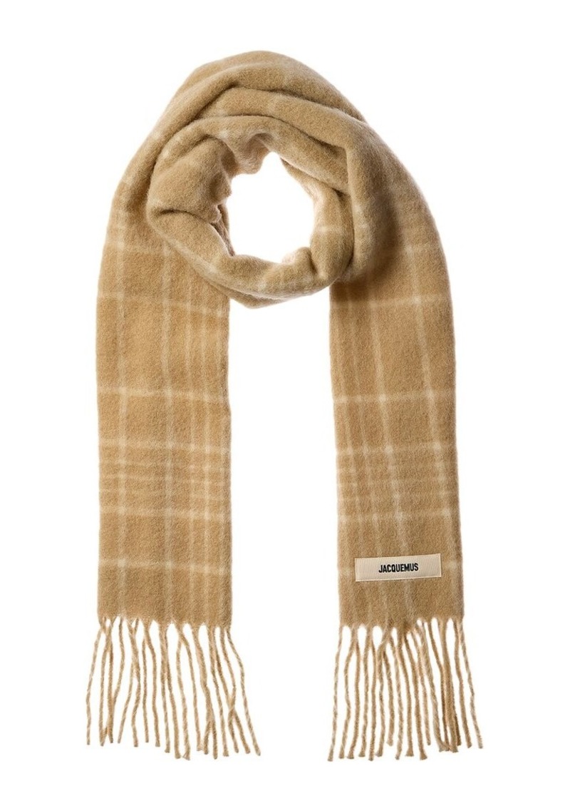 Jacquemus L'écharpe Carro Mohair & Wool-Blend Scarf