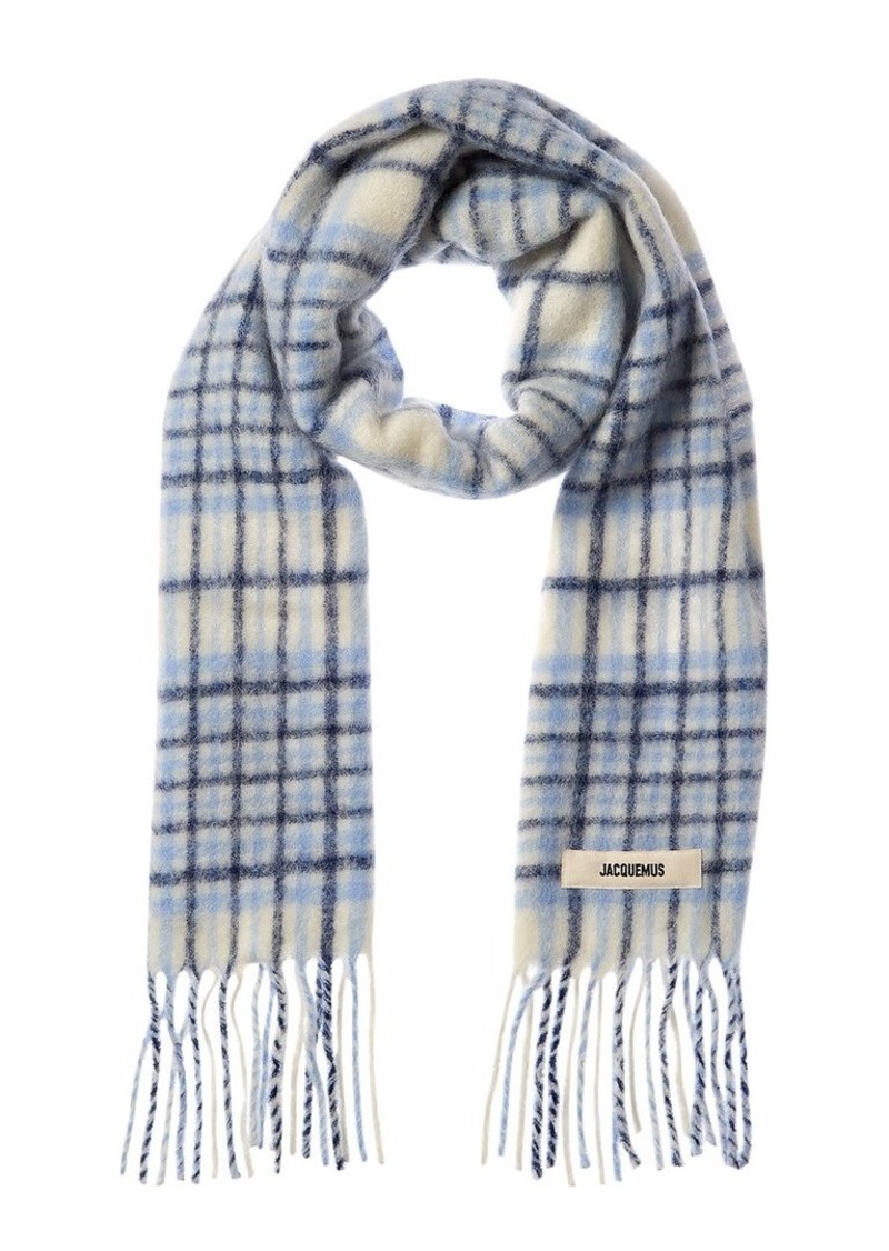 Jacquemus L'écharpe Carro Mohair & Wool-Blend Scarf