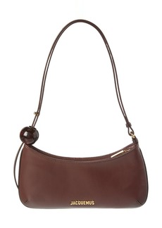 Jacquemus Le Bisou Perle Leather Hobo Bag