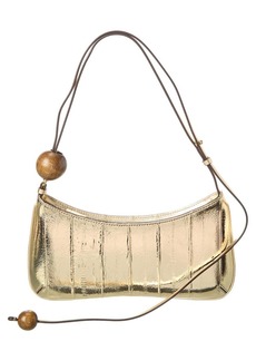 Jacquemus Le Bisou Perle Leather Shoulder Bag