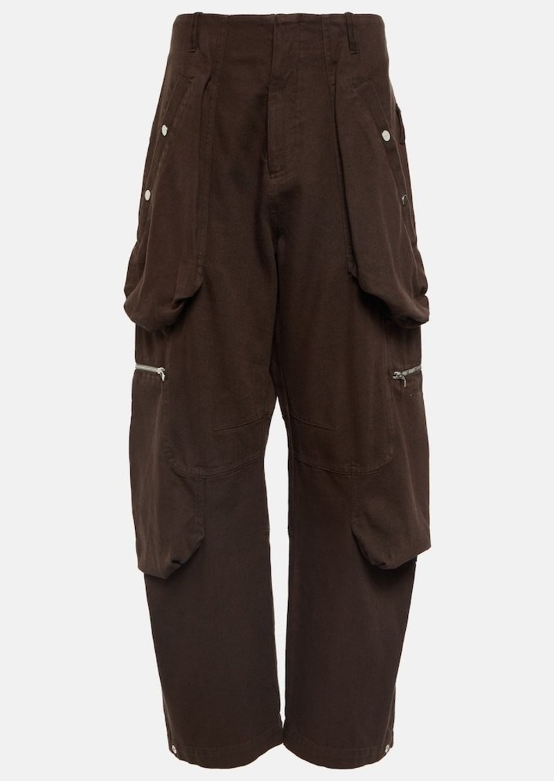 Jacquemus Le Cargo Croissant cotton cargo pants