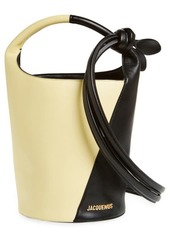 Jacquemus Le Petit Tourni Leather Bucket Bag