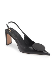 Jacquemus Mismatched Pointed Toe Slingback Pumps