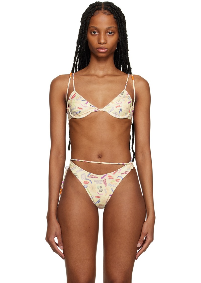 JACQUEMUS Off-White 'Le Haut de Maillot Barco' Bikini Top