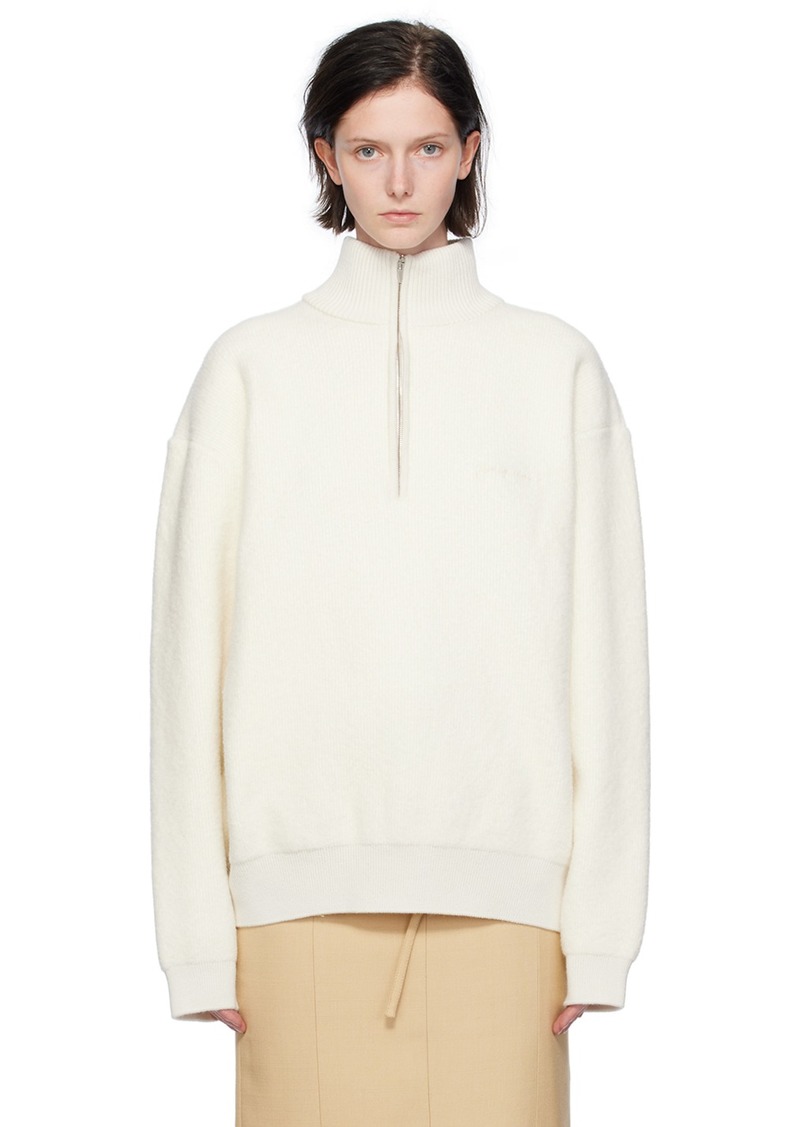 JACQUEMUS Off-White Le Papier 'La Maille Berger' Sweater