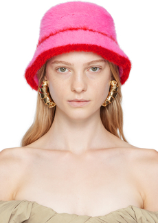 JACQUEMUS Pink Le Papier 'Le Bob Neve' Bucket Hat