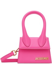 JACQUEMUS Pink Le Papier 'Le Chiquito' Bag