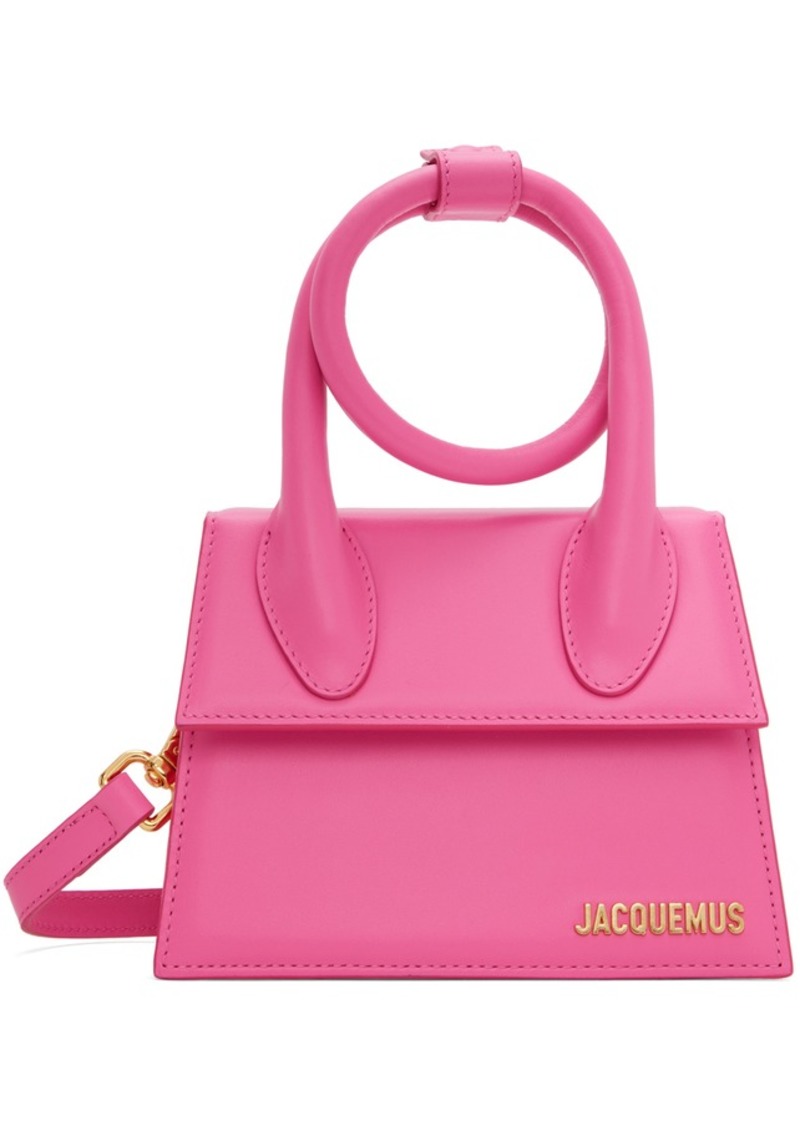 JACQUEMUS Pink Les Classiques 'Le Chiquito Noeud' Bag