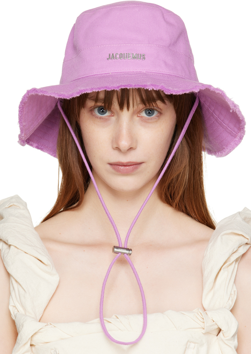 JACQUEMUS Purple 'Le Bob Artichaut' Hat