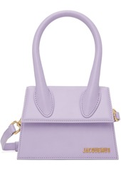 JACQUEMUS Purple 'Le Chiquito Moyen' Bag