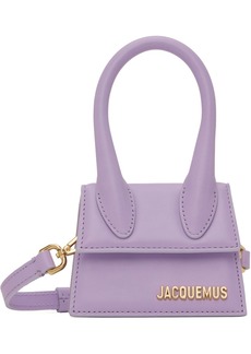 JACQUEMUS Purple Le Papier 'Le Chiquito' Bag