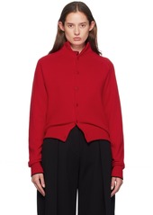 JACQUEMUS Red La Casa 'Le cardigan Pitatto' Cardigan