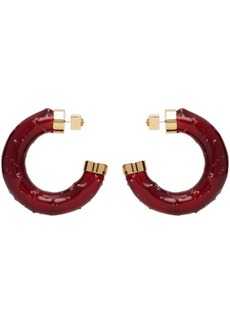 JACQUEMUS Red Le Chouchou 'Confiture' Earrings