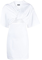 Jacquemus La Robe T-Shirt Bahia cut-out minidress