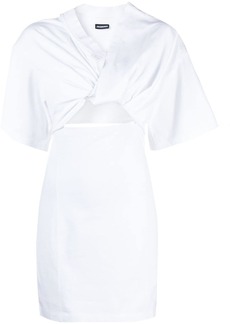 Jacquemus La Robe T-Shirt Bahia cut-out minidress