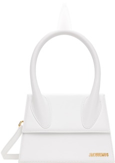 JACQUEMUS White Les Classiques 'Le grand Chiquito' Bag