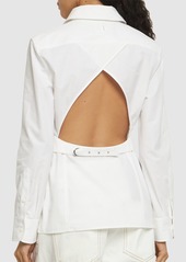 Jacquemus La Chemise De Costume Open Back Shirt