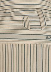 Jacquemus La Chemise De Costume Striped Silk Shirt