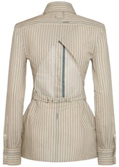 Jacquemus La Chemise De Costume Striped Silk Shirt