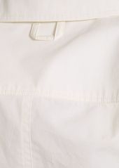 Jacquemus La Chemise Obra Cotton Poplin Crop Shirt