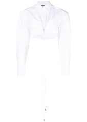 Jacquemus La chemise Plidao cropped shirt