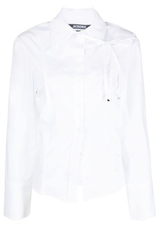 Jacquemus La Chemise Ruban cotton shirt