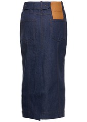 Jacquemus La Jupe De-nimes Obra Denim Skirt