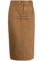 Jacquemus La Jupe de Nîmes Criollo denim midi skirt