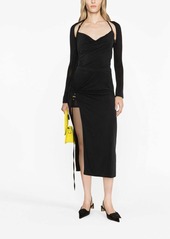 Jacquemus La jupe pareo Croissant midi skirt