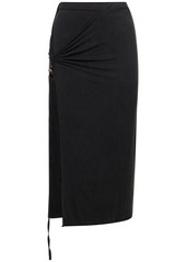 Jacquemus La Jupe Pareo Croissant Wrap Skirt