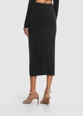 Jacquemus La Jupe Pareo Croissant Wrap Skirt