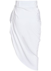 Jacquemus La Jupe Saudade Satin Midi Wrap Skirt