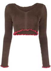 Jacquemus La maille Santon cropped jumper