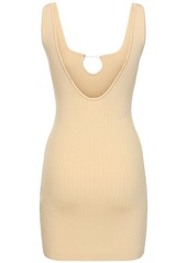 Jacquemus La Mini Robe Sierra Knit Mini Dress