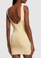 Jacquemus La Mini Robe Sierra Knit Mini Dress