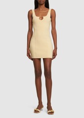 Jacquemus La Mini Robe Sierra Knit Mini Dress